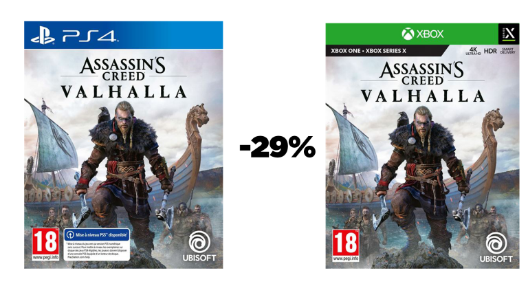 Assassin's Creed : Valhalla en réduction à -29%