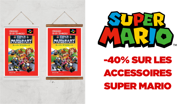 Mario Day : -40% sur les accessoires Super Mario