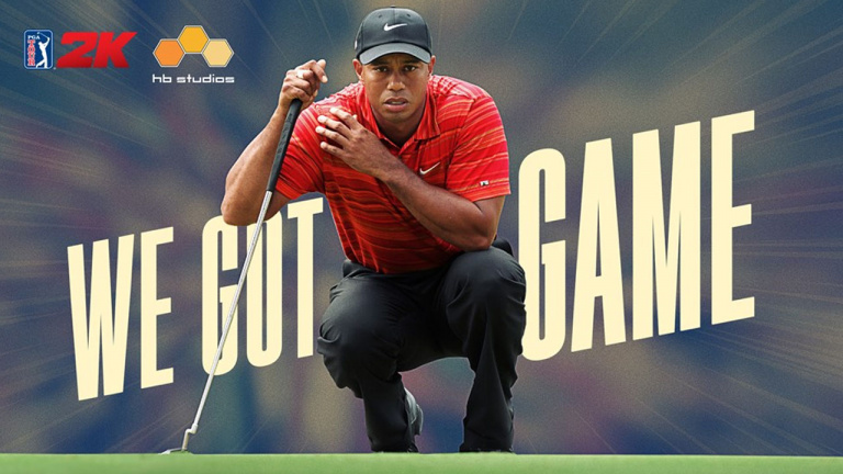 PGA Tour 2K21 - Tiger Woods swing dans la création de 2K Games