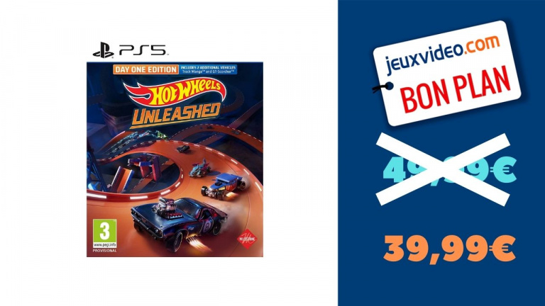 Promo PS5 : Hot Wheels Unleashed en promotion de 20%