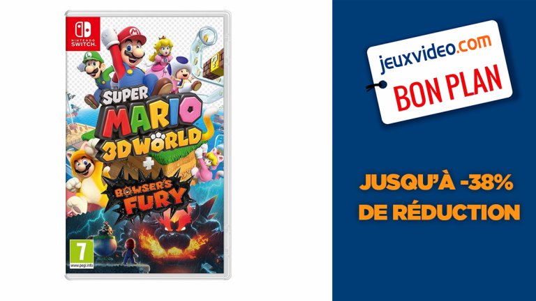 Bon plan Nintendo Switch : jusqu'à -38% sur Super Mario 3D World + Bowser's Fury
