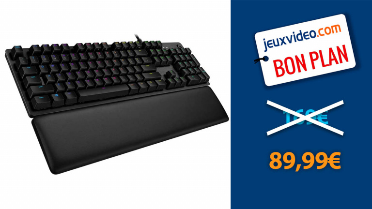 Promo clavier : le Logitech G513 passe sous la barre des 90€