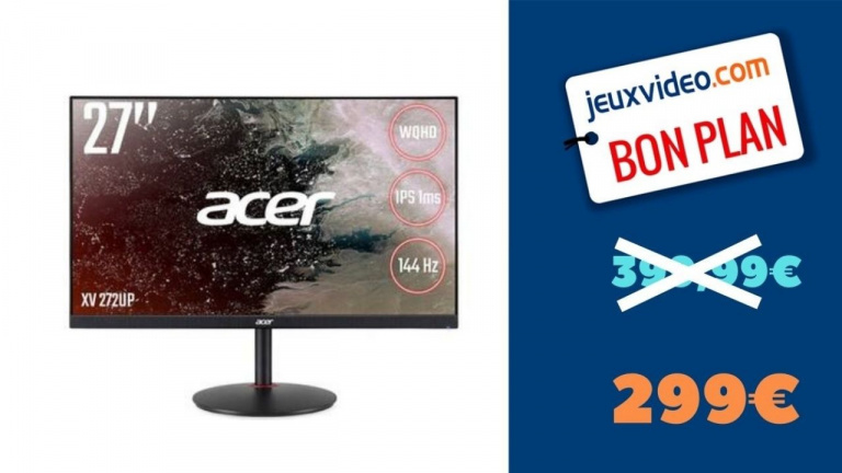 Ecran PC Acer 144 Hz en promotion de 25% 