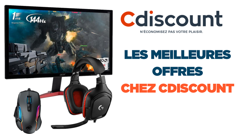 Cdiscount : les meilleures promotions sur le gaming, le hardware et le Hi-Fi 