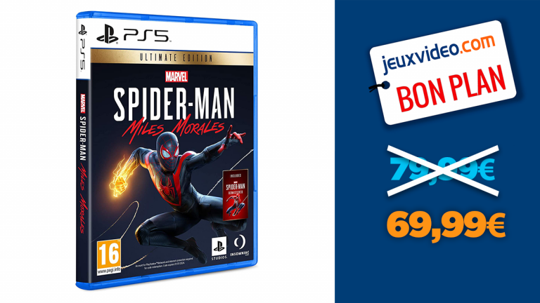 La version ultimate de Spider-man Miles Morales en promo à moins de 70€