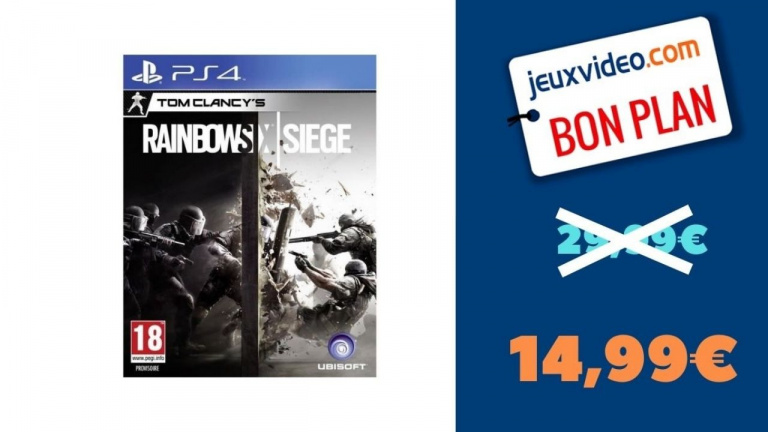 Promo PS4 : Menez l'assaut dans Rainbow Six Siege pour moins de 15€