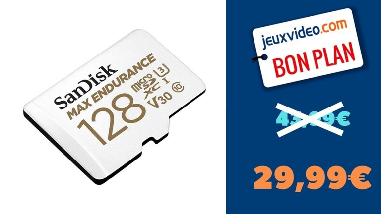 SanDisk MAX ENDURANCE : Carte SD de 128 Go conçue et testée en conditions extrêmes