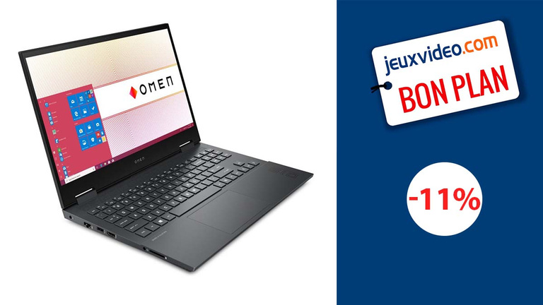 Le PC Portable gamer HP Omen de 144Hz et RTX 3070 en réduction de 11%