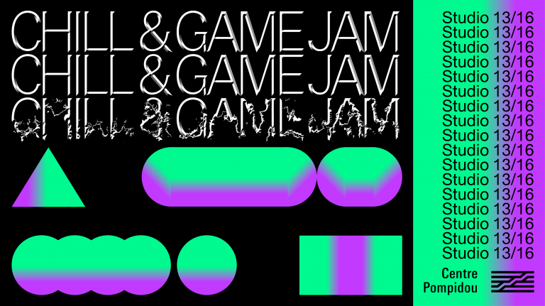 Chill & Game Jam : découvrez les jeux de la Game Jam du Centre Pompidou