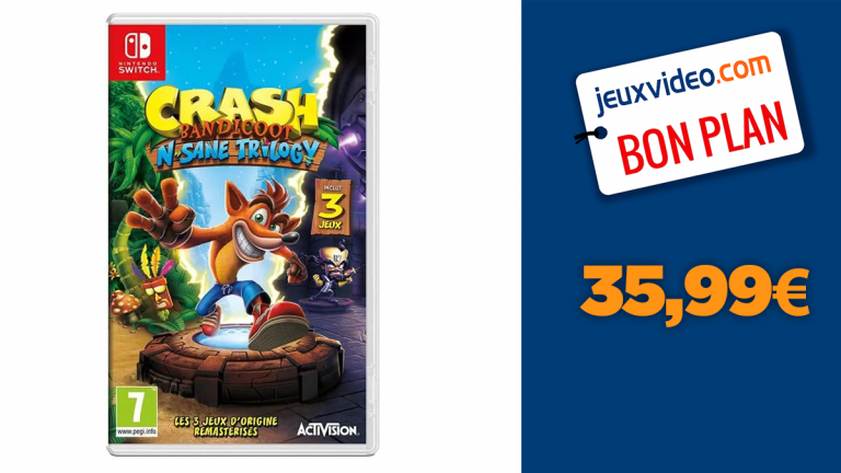 Nintendo Switch : Crash Bandicoot N. Sane Trilogy au meilleur prix 