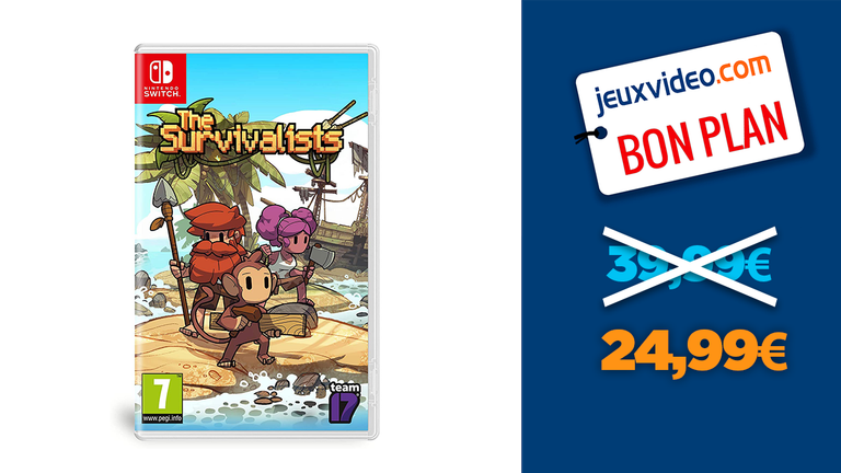 Mélangez la Survie et la gestion dans un RPG : The Survivalists sur Nintendo Switch est à -38%
