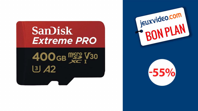 La carte micro SD Sandisk Extreme Pro 400 Go en réduction de 55% !