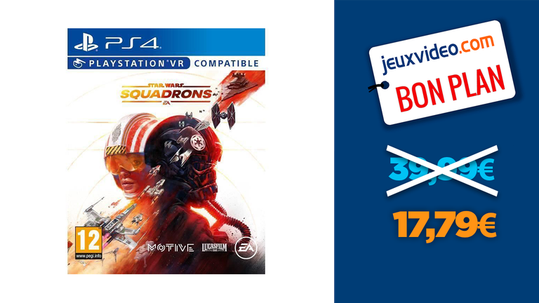 Star Wars Squadrons PS4 à moins de 18€