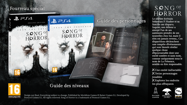 Song of Horror : Une Deluxe Edition physique PS4 attendue cet été
