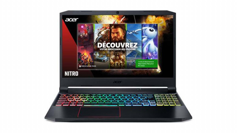 PC portable gamer Acer Nitro RTX 3060 en forte baisse de prix