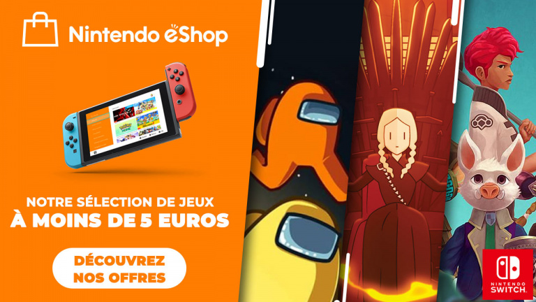 Nintendo eShop : 5 jeux à moins de 5€ pour vous amuser à petits prix !