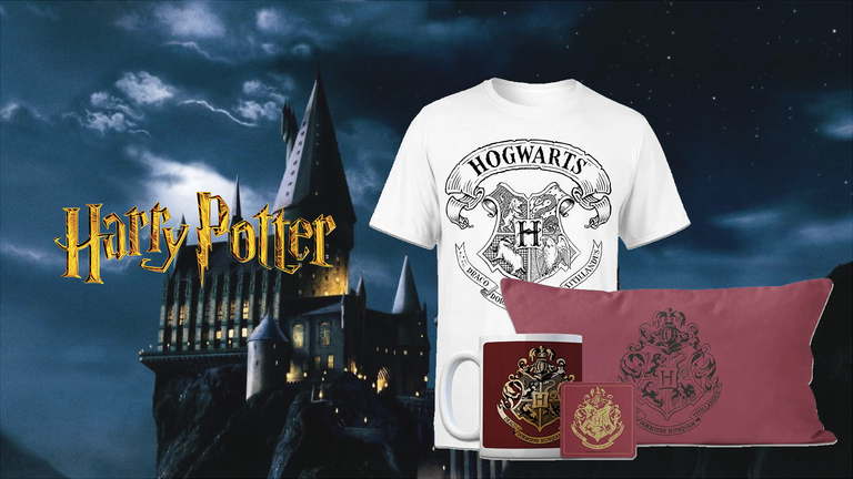 Harry Potter : le pack T-shirt + Mug + coussin + dessous de verre à moins de 27€