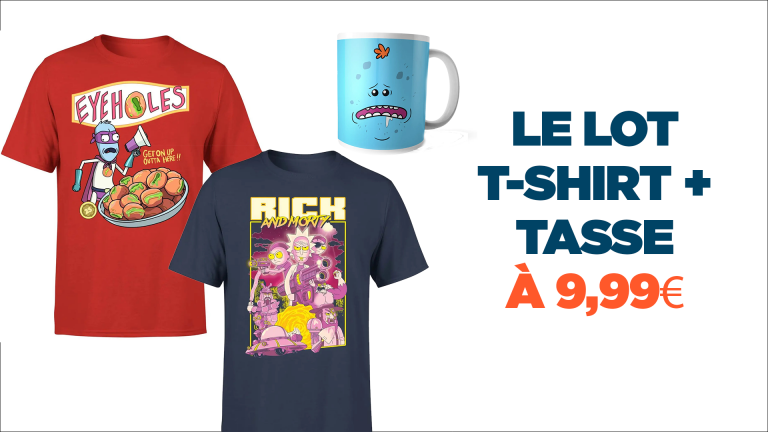 Ça va SCHWIFTER ! Le T-shirt + la Tasse Rick et Morty à 9,99€