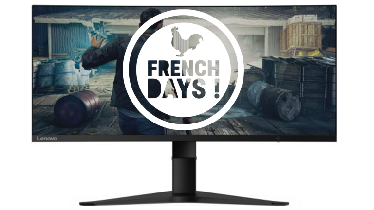 French Days : L'écran PC incurvé Lenovo 34" WGHD 1ms 144Hz à prix canon