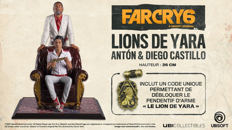 Far Cry 6 : Une statuette Collector avec Anton Castillo et son fils qui force le respect