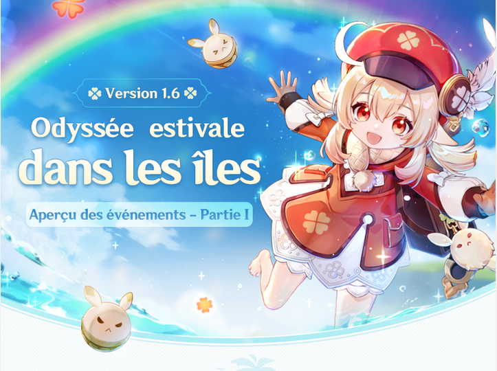 Genshin Impact, les nouveaux événements de la version 1.6 Genshin Impact, les nouveaux événements de la version 1.6