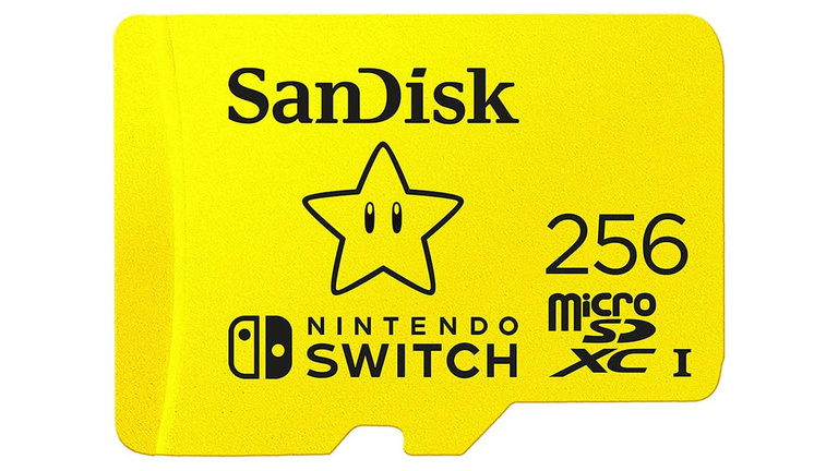 Nintendo Switch : La SanDisk carte microSDXC officielle de 256Go à moins de 40€ !