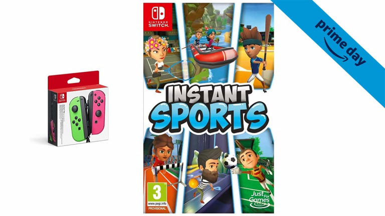 Prime Day : Manettes Joy-Con + jeu Instant Sports pour Nintendo Switch à prix réduit 