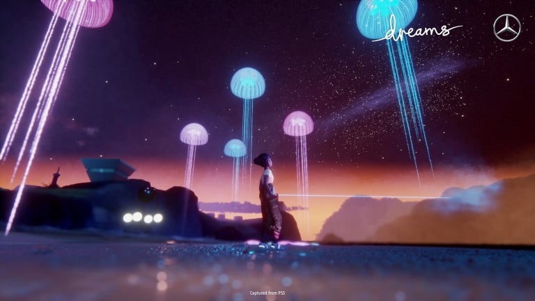 Dreams : une collab avec Mercedes annoncée dans un trailer aussi futuriste que coloré