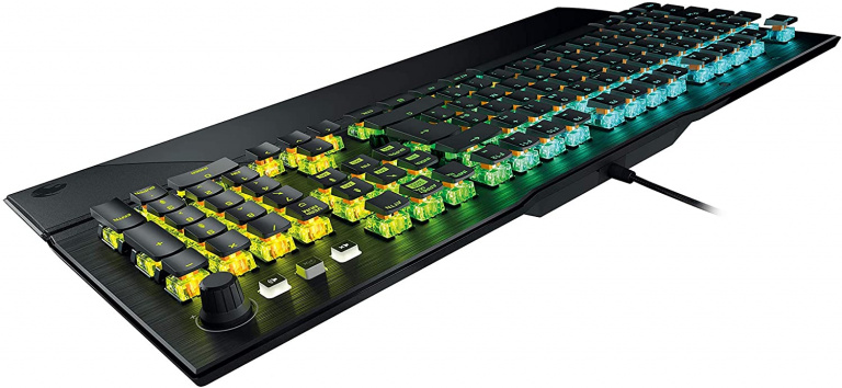 Le clavier gamer mécanique tactile Roccat Vulcan Pro AIMO 121 en promotion