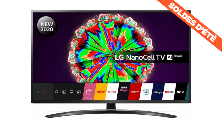 Soldes : La Smart TV 4K 65 pouces LG NANO79 à 699€