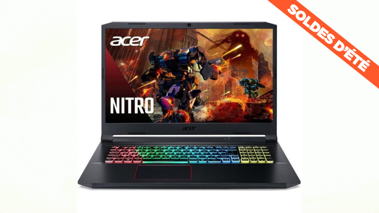 Soldes : Le PC portable gamer Acer Nitro AN517 avec RTX 3060 et écran 17 pouces 144 Hz en promotion