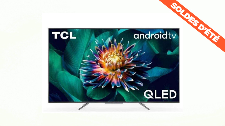Soldes 2021 : La TV 4K QLED HDR TCL à 419€