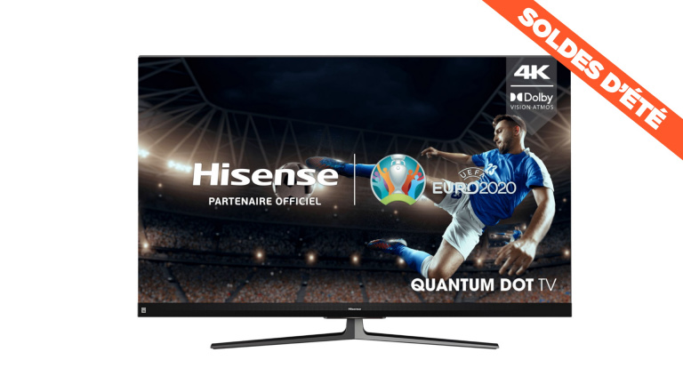 Soldes : La TV 4K QLED 55 pouces 100 Hz de Hisense à moins de 700 euros !