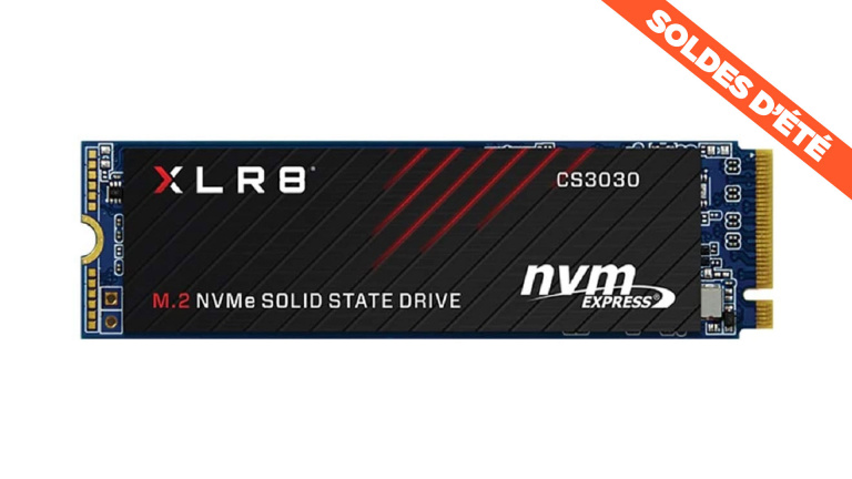 Soldes : Le SSD NVMe PNY interne 500GB ultra rapide à seulement 50€ !