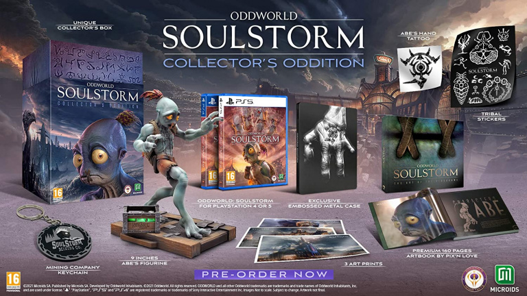 Oddworld : Soulstorm - L'édition collector est dispo sur PS4 et PS5 !