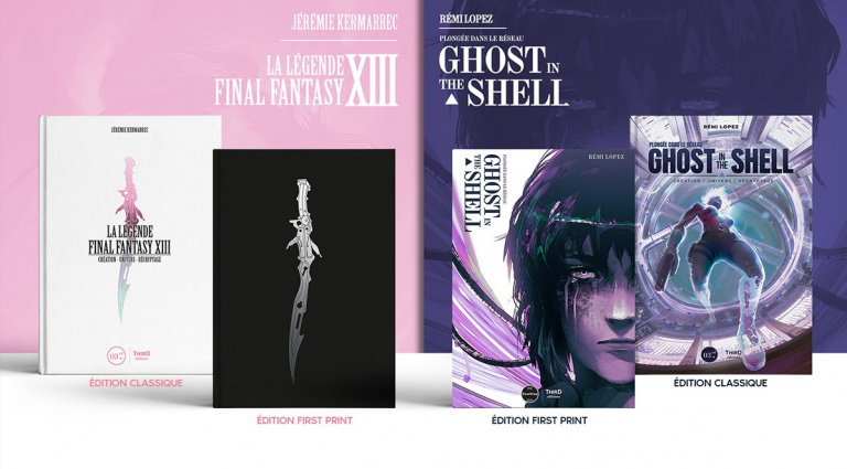 Final Fantasy XIII et Ghost in the Shell présentés dans deux livres