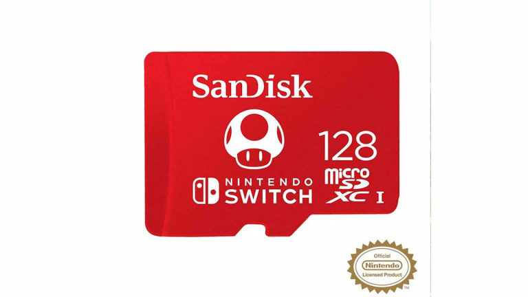 Carte Micro SD Sandisk 128 Go pour Nintendo Switch : 42% de réduction