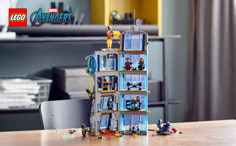 LEGO Marvel's Avengers : la tour de combat Avengers en promotion