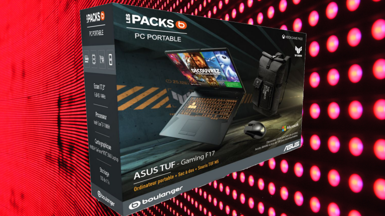 -15% sur le pack PC Portable gamer Asus F17 avec une RTX 3060, une souris et un sac à dos 