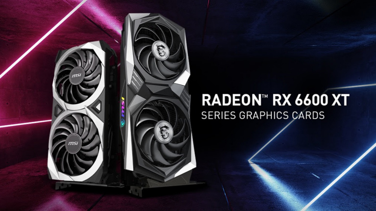 AMD Radeon RX 6600 XT : MSI dévoile ses modèles de cartes