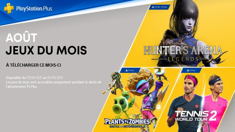 PlayStation Plus : Hunter's Arena, Plant vs Zombies... Découvrez les jeux inclus en août !