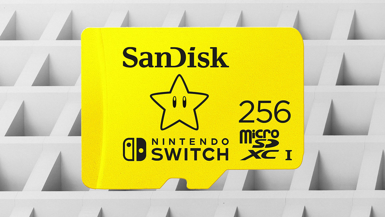 La carte MicroSD SanDisk spécial Nintendo Switch en réduction