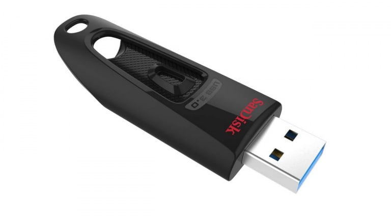 La clé USB 3.0 SanDisk Ultra de 128 Go à moins de 20€