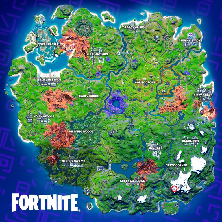 Fortnite, saison 8 : Amener une voiture à la station météo (carte de défis de J.B Chimpanski)