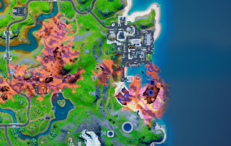 Fortnite, saison 8, skin Poiscaille cartoon : emplacement des trois bocaux Bleu cristallin, notre guide