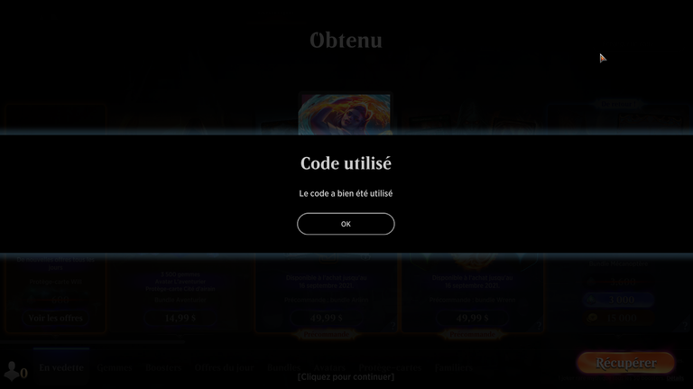 MTG Arena : tous les codes de Septembre 2021