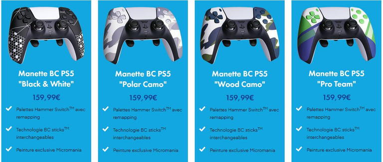 PS5 : de nouveaux coloris de manettes DualSense