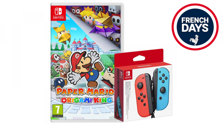 French Days : Les manettes joy-con pour Switch + le jeu Paper Mario à 89€ !