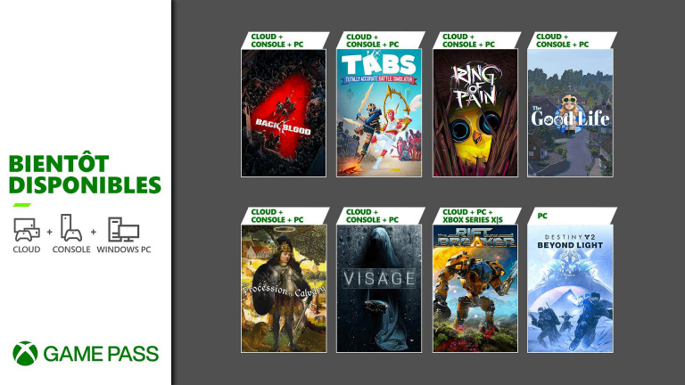 Xbox Game Pass : Les ajouts (Back 4 Blood...) et les départs de début octobre