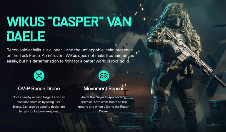 Battlefield 2042 : Wikus "Casper" Van Daele, notre guide du spécialiste